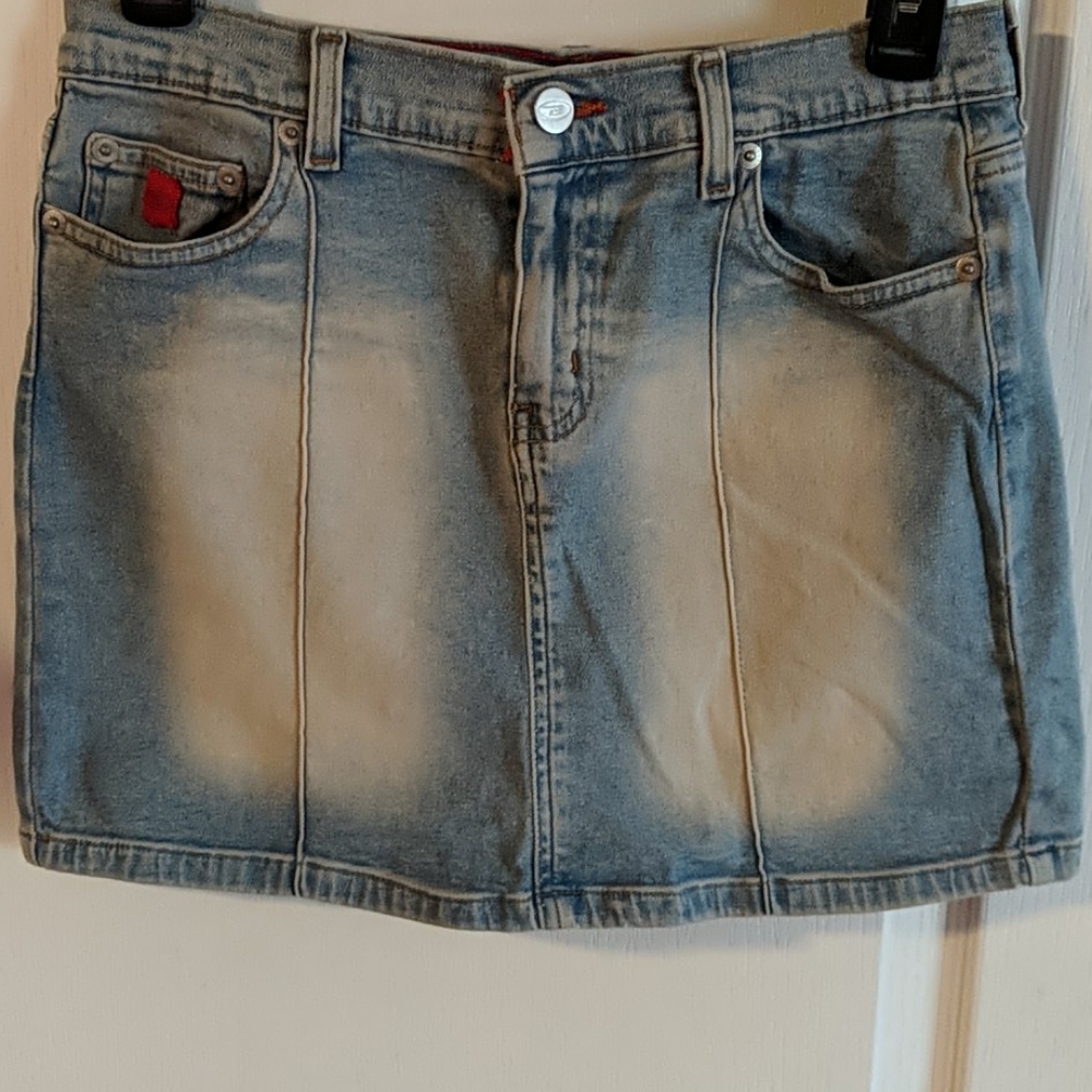 Denim miniskirt